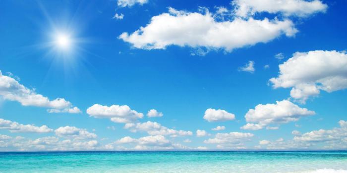 2560x1600 Beach Blue Sky Wallpaper - Beautiful Beach Sky (#146387) - HD