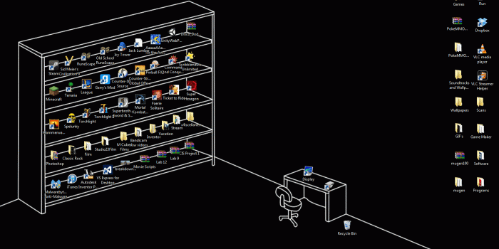 1600x900 Image - 671993] | Bookshelf Desktop Wallpaper | Know Your Meme