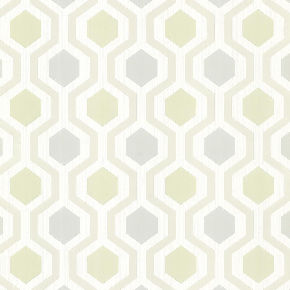 1000x1000 56.4 sq. ft. Marina Blue Modern Geometric Wallpaper