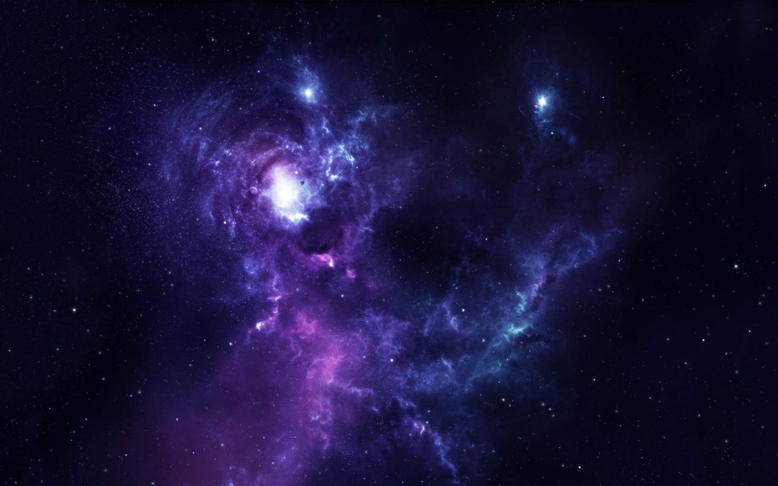 1680x1050 Purple Space Wallpapers