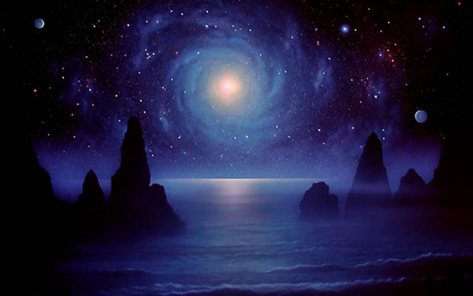 1680x1050 HD Purple Space Wallpaper 1680x1050