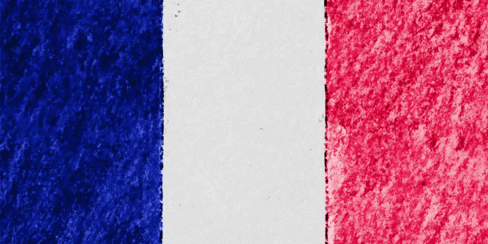 1920x1080 stop motion pastel chalk crayon drawn France flag cartoon animation  seamless loop background new quality national patriotic colorful symbol  video