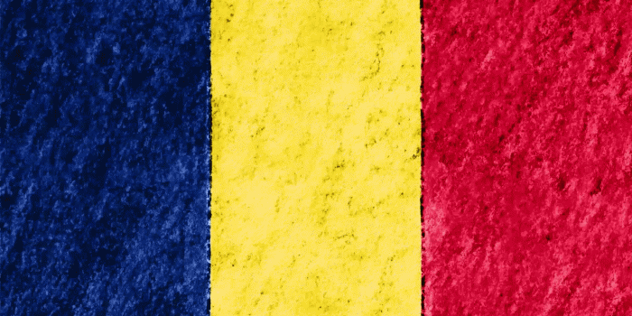 1920x1080 stop motion pastel chalk crayon drawn Chad flag cartoon animation seamless  loop background new quality national patriotic colorful symbol video