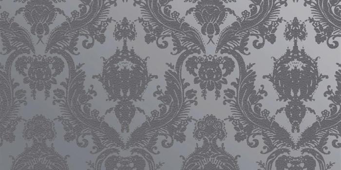 1000x1000 Damask Modern Classic Blue Light Grey Removable Wallpaper