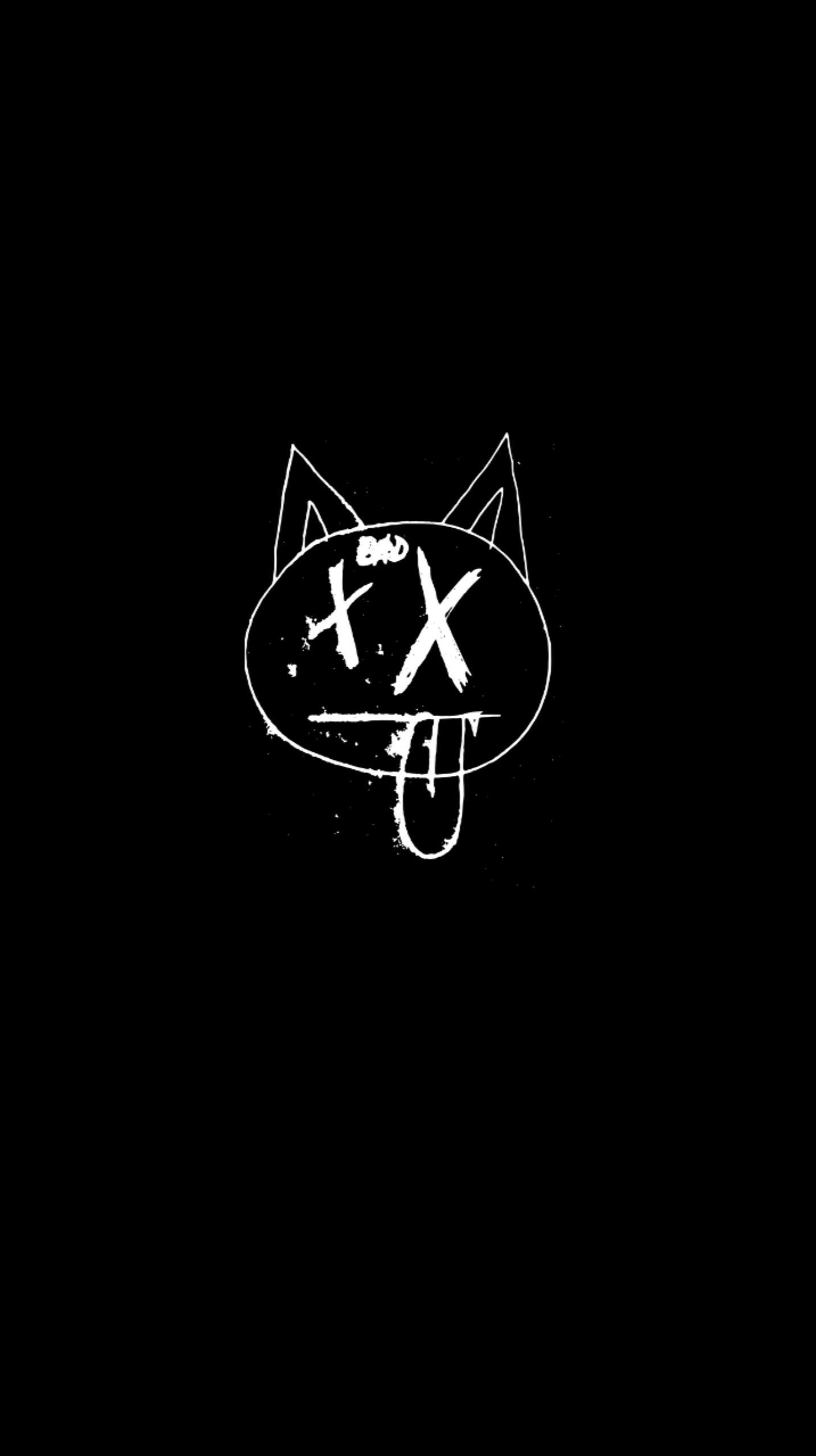 1434x2560 XXXTENTACION BAD VIBES FOREVER CAT | .x in 2019 | Dark wallpaper