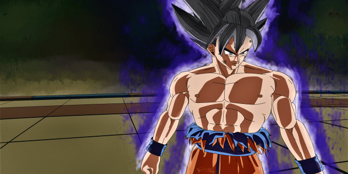 3838x2142 OC) (4K Wallpaper) I drew Ultra Instinct Goku in the Tournament of