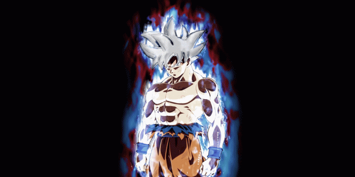 1920x1080 Mastered UI Goku Design/Wallpaper I Made : Dragonballsuper