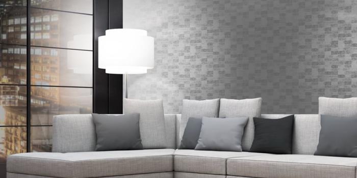 1000x1000 AS Creation Square Pattern Wallpaper Textured Modern Metallic Motif 305271