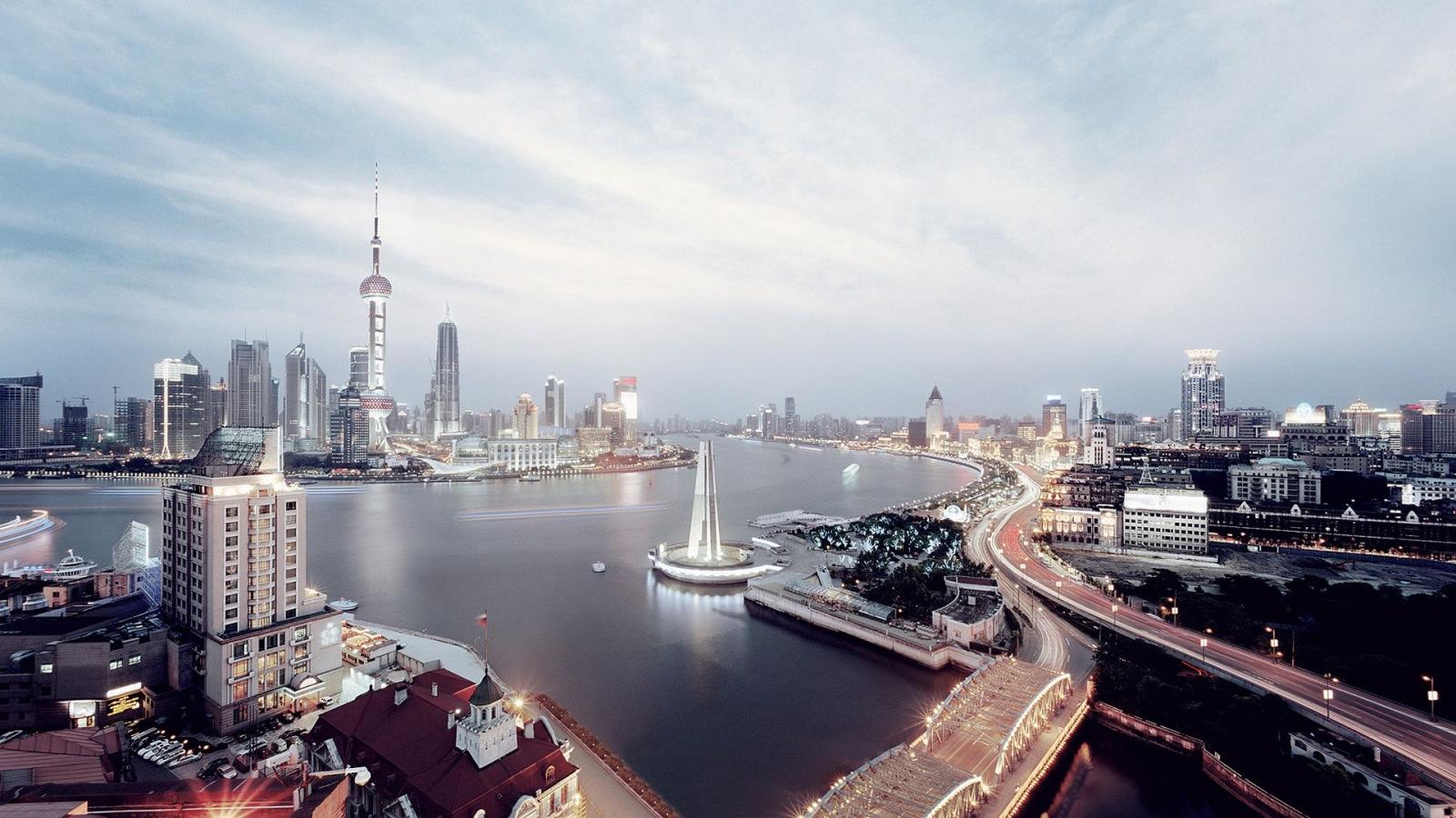 1920x1080 Shanghai Skyline Wallpapers in jpg format for free download