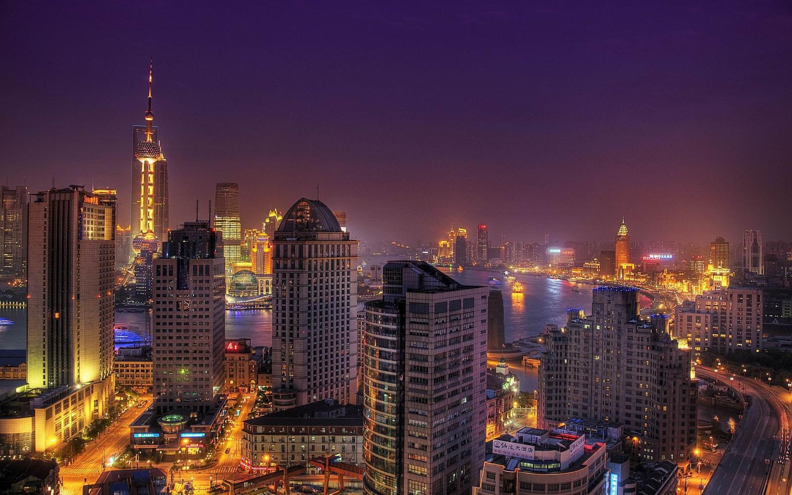 2560x1600 Shanghai Night picture, Shanghai Night photo