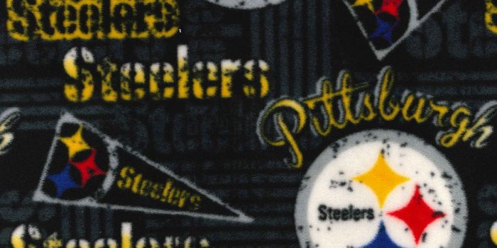 1200x1360 Pittsburgh Steelers Fleece Fabric -Retro