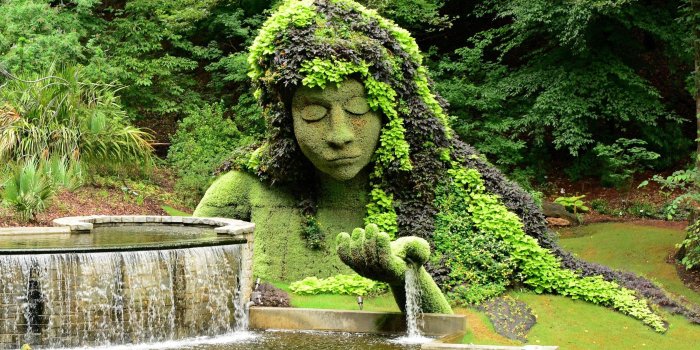 2380x1455 Beautiful Atlanta Botanical Garden In USA Hd Pic HD wallpaper