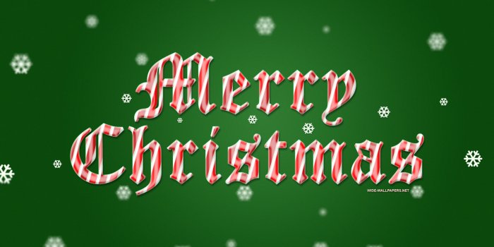 2560x1440 Merry Christmas, Candy Cane widescreen wallpaper