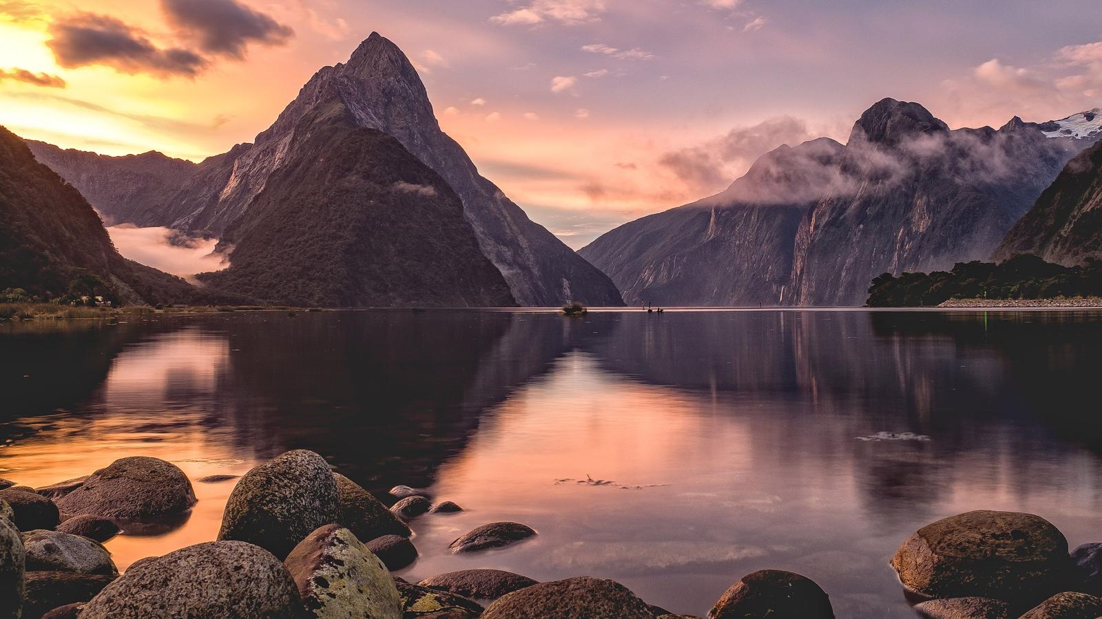 3840x2160 Milford Sound Sunset New Zealand, HD Nature, 4k Wallpapers, Images