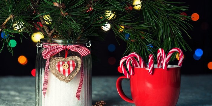 1920x1080 Christmas Candy Cane Wallpaper 11586 - Baltana