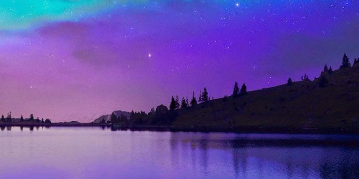 750x1334 Beautiful purple-blue night scenery. Calm your mood with these 10