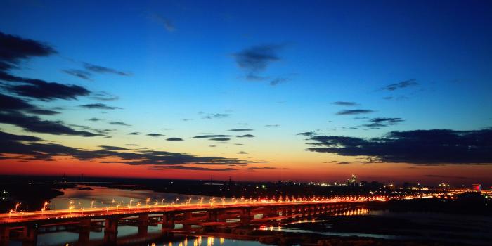 1600x1067 Beidaihe Bridge beautiful night 50794 - Wallpapers landscape scenery