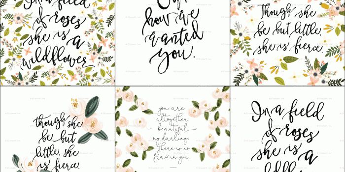 2021x1347 6 loveys: mix of girly quotes wallpaper - ivieclothco - Spoonflower