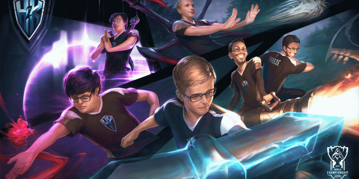 2560x1440 16 teams. 16 artists. Worlds Wallpapers are Here. | League of Legends