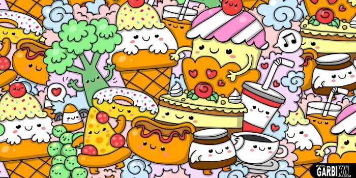 1920x1080 Cartoon Food Wallpapers - Top Free Cartoon Food Backgrounds