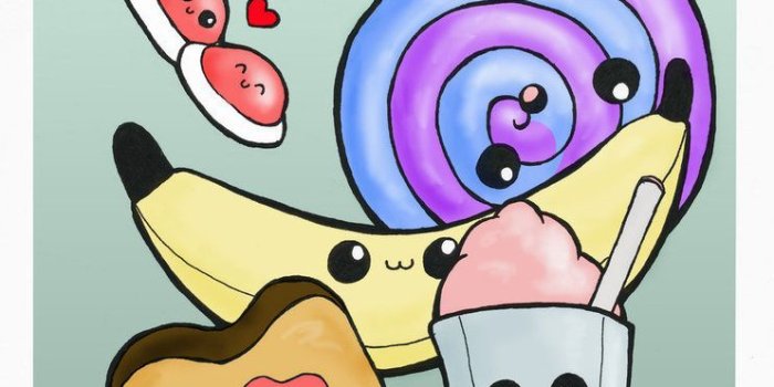 742x1077 Cartoon Food Wallpapers - Top Free Cartoon Food Backgrounds