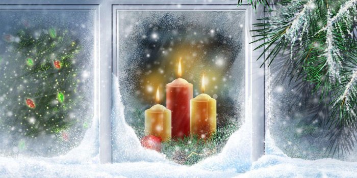 1280x800 Christmas Candle Wallpapers