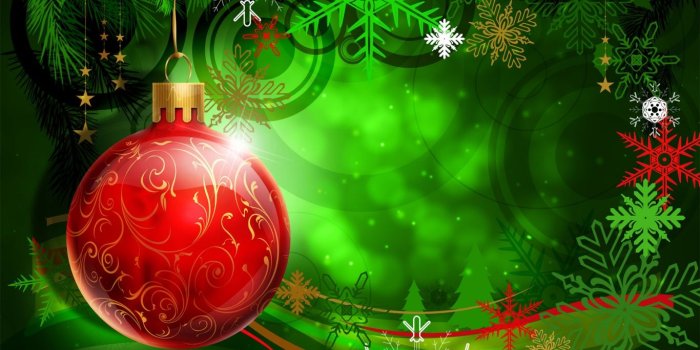 1366x768 Classic Christmas Tree HD Desktop Wallpaper : Widescreen : High