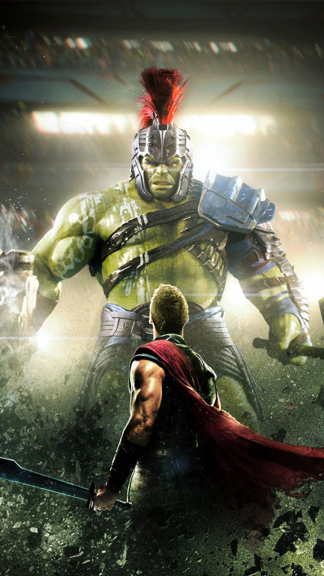 1080x1920 1080x1920 Thor And Hulk In Thor Rangnarok Iphone 7,6s,6 Plus, Pixel