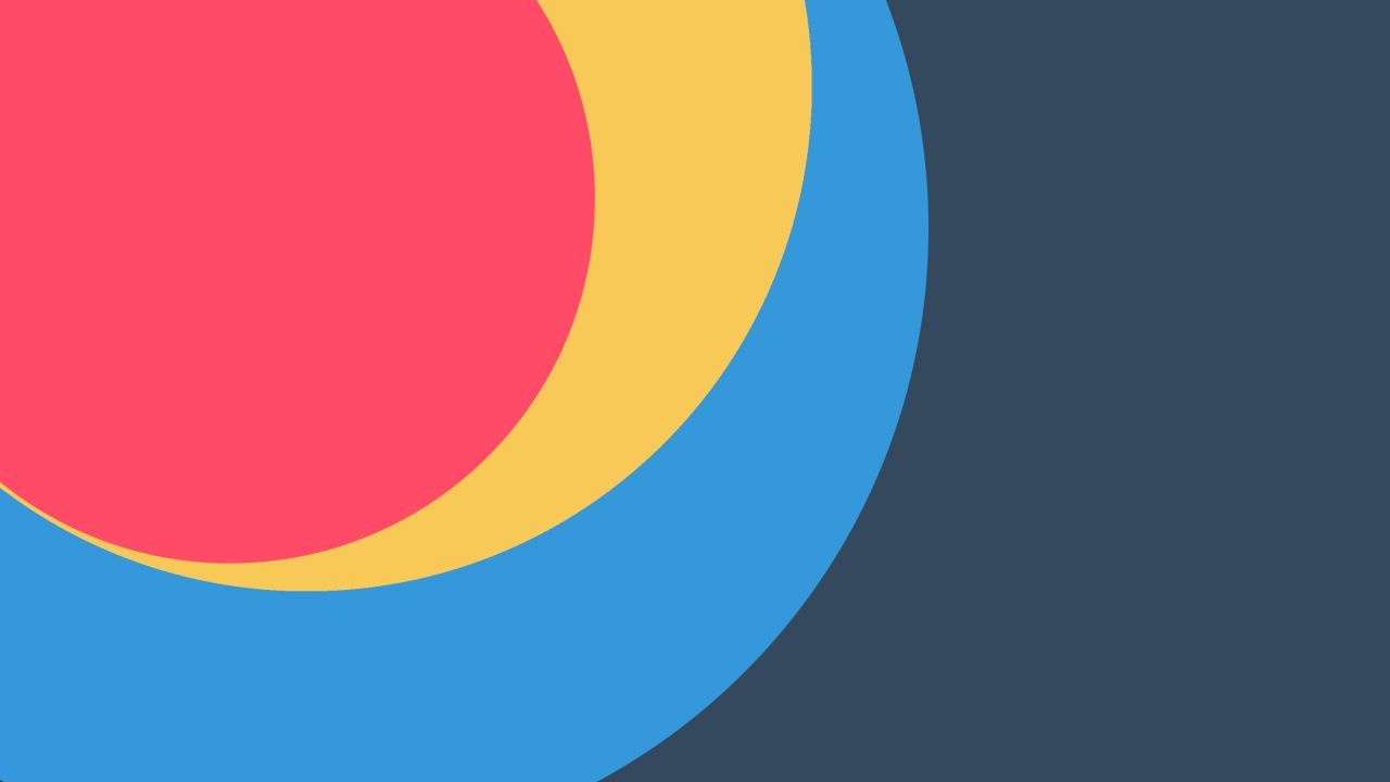 1280x720 Wallpaper Plain colors, Colorful, Red, Yellow, Blue, HD, Abstract, #8893