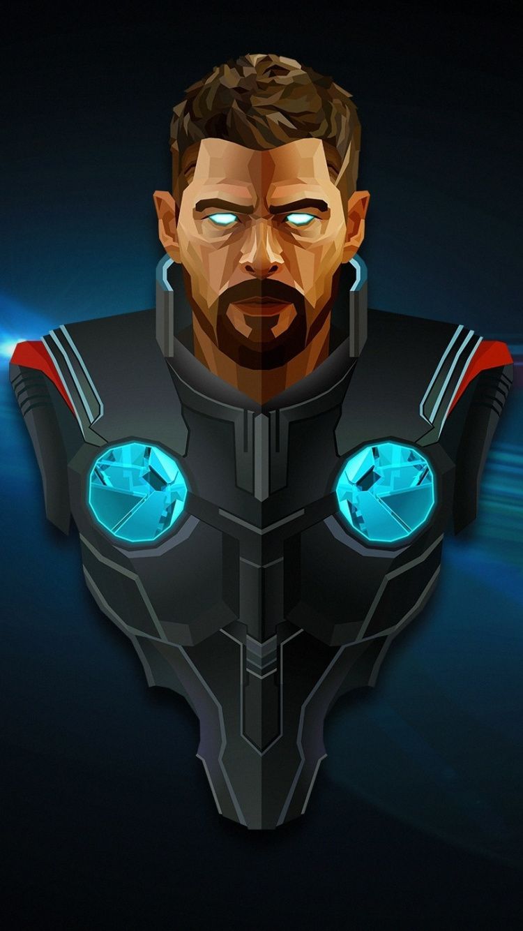 750x1334 Download 750x1334 wallpaper thor, superhero, avengers: infinity war