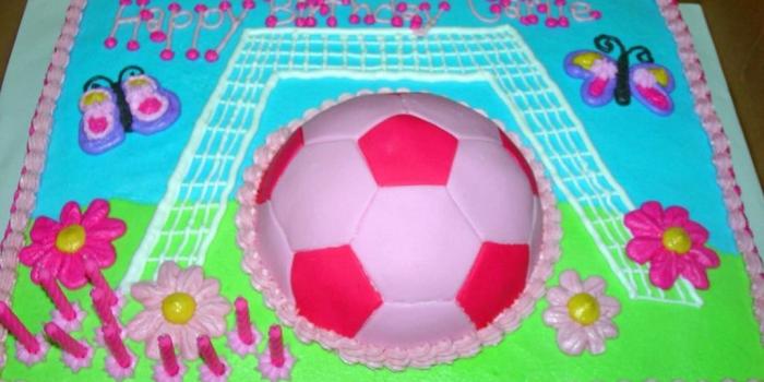 1024x768 Girly Soccer - CakeCentral.com