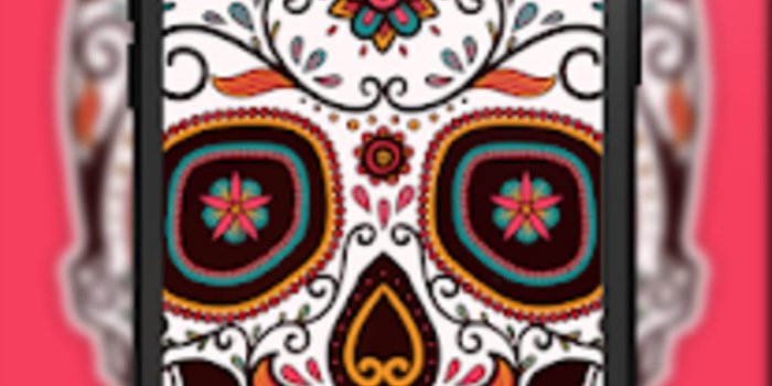 1020x1528 Skull Wallpaper Hd 2019 Free - Mexican Sugar Skull Art (#133912