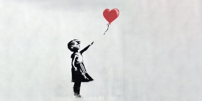 2560x1440 Banksy's 'Girl with Balloon' [2560 x 1440] | wallpapers | Its a girl