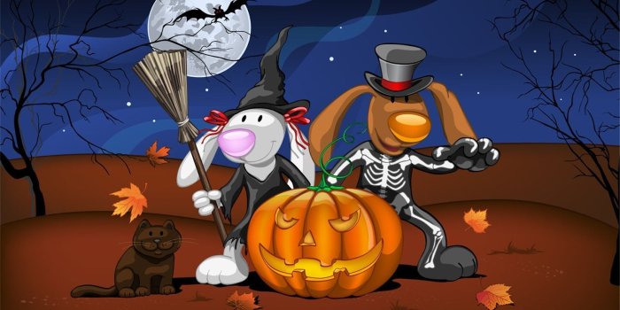 1600x955 Funny Happy Halloween wallpaper hd 2015