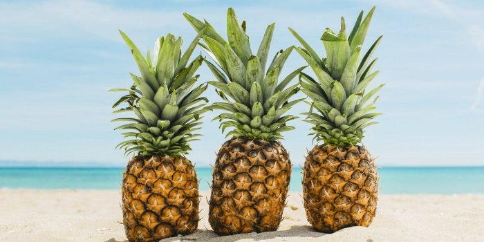 1332x850 Wallpaper sand, sea, beach, summer, stay, summer, pineapple, beach
