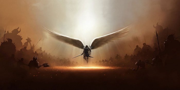 1921x1080 Angel With Sword Wallpaper | 1921x1080 | ID:20218