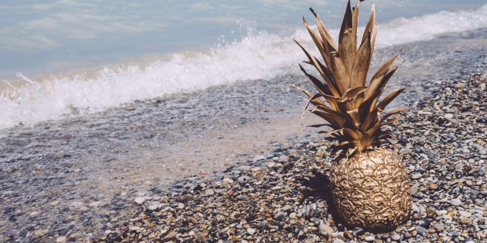 3840x2456 3080511 art, beach, fruit, gold, golden, lake, painted, pebble beach