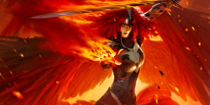 2560x1600 Angel Sword Warrior HD wallpaper