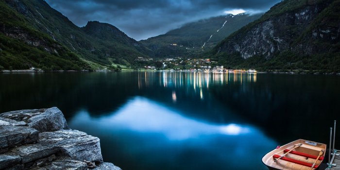 3840x2160 Mountain Lake Beautiful Night, HD Nature, 4k Wallpapers, Images