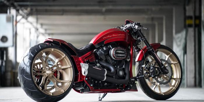 1920x1280 Wallpaper of Custom Motorcycle, Harley-Davidson, Thunderbike