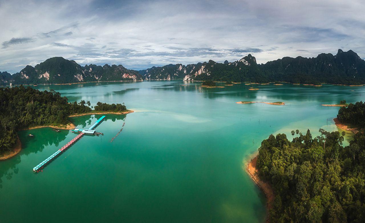 1280x782 Desktop Wallpapers Thailand Nature mountain Tropics Bay Marinas