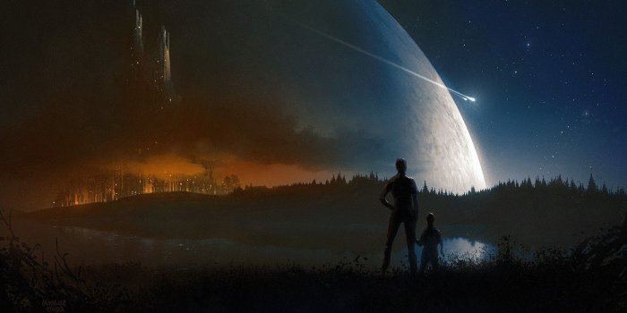 1920x1080 planet, City, Science Fiction, Landscape, Space Art Wallpapers HD