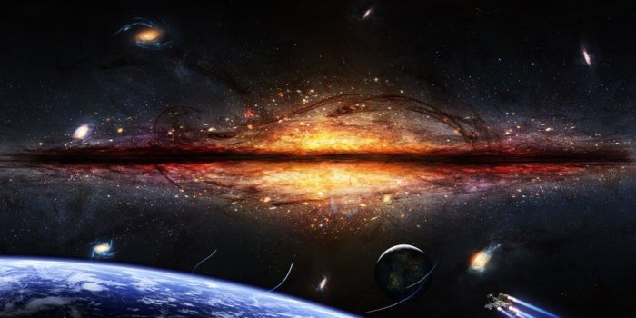2400x1350 45+ Space Art HD Wallpapers - Download at WallpaperBro
