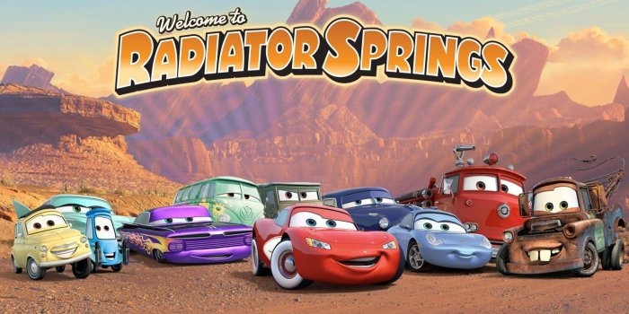1440x900 Radiator Springs in 2019 | scrapbook | Disney cars wallpaper, Disney
