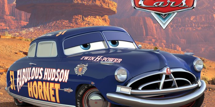 1600x1200 Doc Hudson Race Car from Pixar Cars Movie Desktop Wallpaper