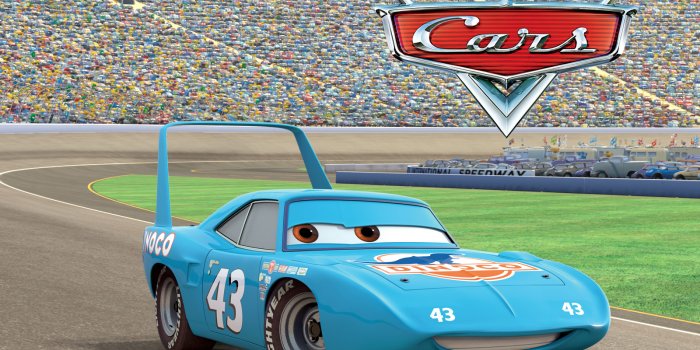 1600x1200 King the Race Car from Pixar's Cars Movie Desktop Wallpaper