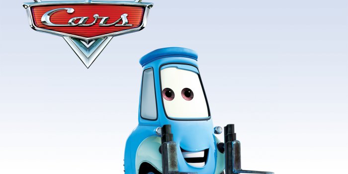 1600x1200 Guido the Fork Lift from Disney-Pixar Movie Cars Desktop Wallpaper