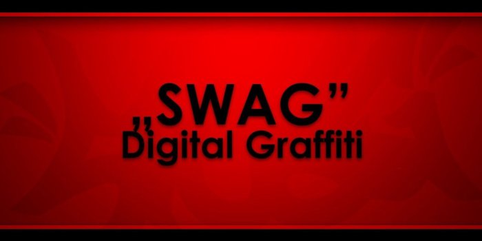 1280x720 SpeedArt: SWAG Graffiti Wallpaper