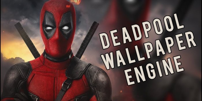 1280x720 FREE ANIMATED DEADPOOL WALLPAPER FOR WALLPAPER ENGINE (PREVIEW)