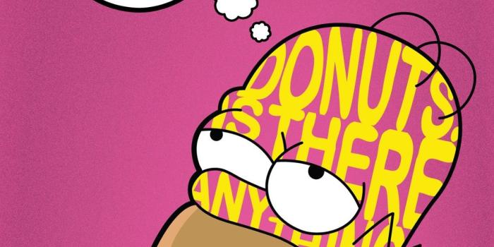 1219x1885 21546916 Simple Donut Homer Simpsons iPhone Wallpaper Home Screen